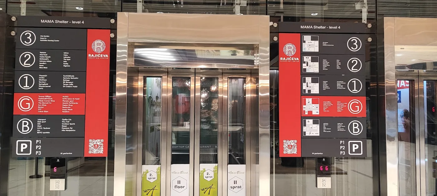 Rajićeva Shopping Center — obeležavanje objekta, tržni centar, fotografija 21 od 29
