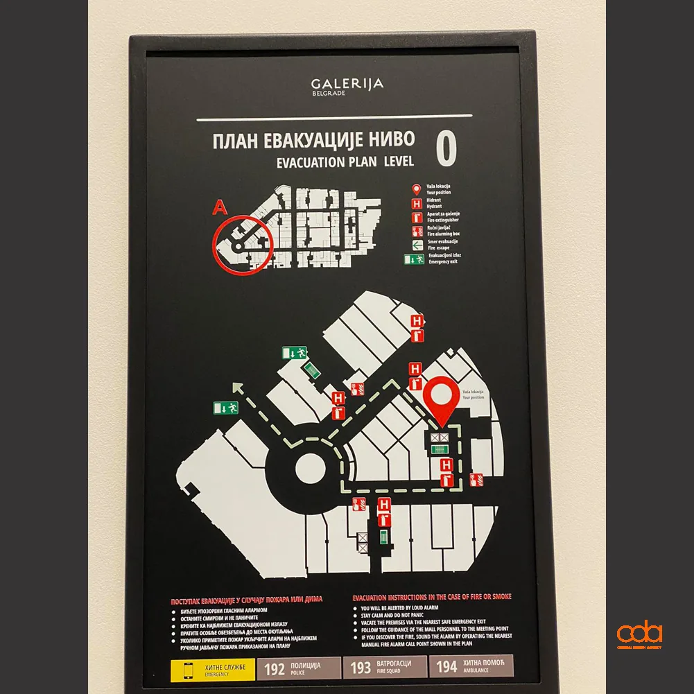 Unutrašnje obeležavanje — primer izvedene oznake