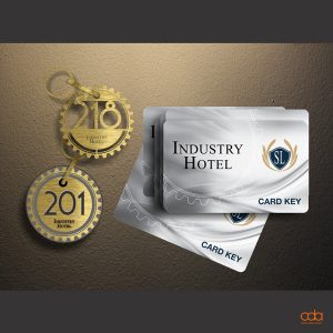 internal signage- branding-keycards