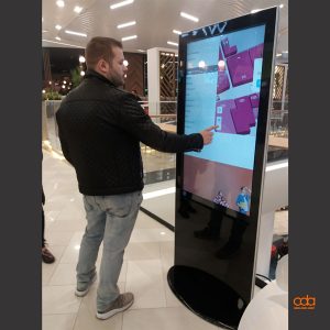 digital signage wayfinding info touch totem